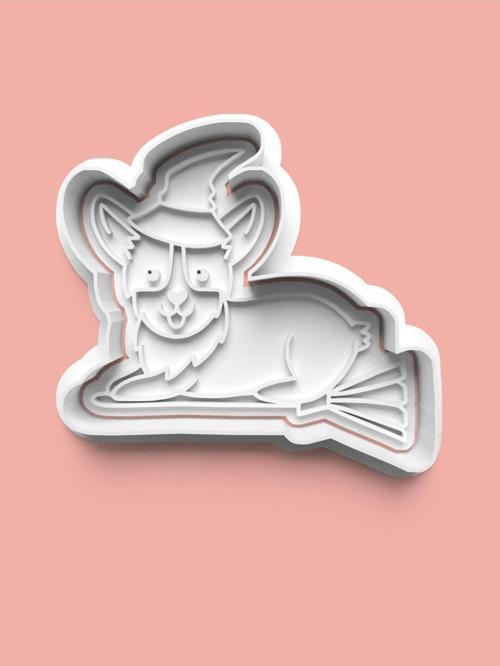 Corgi Figürü Kurabiye Kalıbı Ve Şeker Hamuru Kalıbı