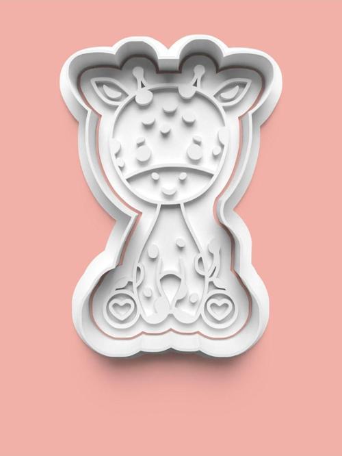 Yavru Zurafa Kurabiye Kalıbı Ve Şeker Hamuru Kalıbı