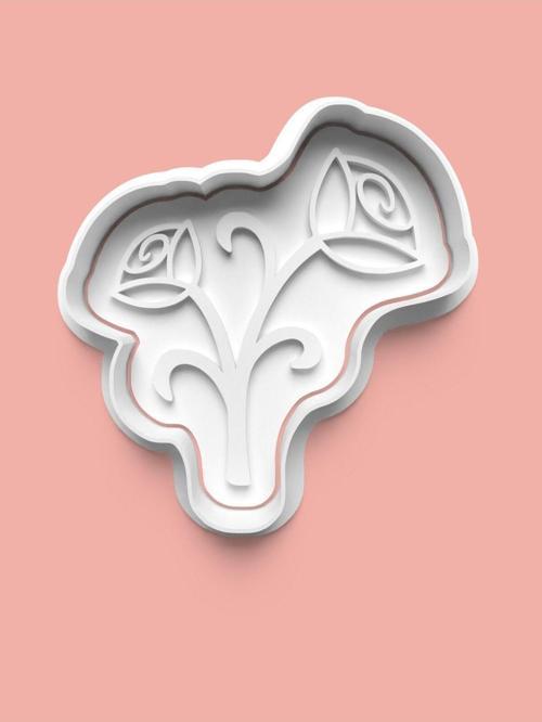 Bahar Çiçeği 5.Model Kurabiye Kalıbı Ve Şeker Hamuru Kalıbı