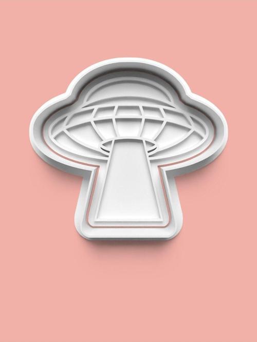 Uzay Gemisi Ufo Kurabiye Kalıbı Ve Şeker Hamuru Kalıbı 0435-1
