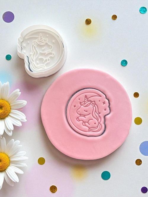 Unicorn Figürü Kurabiye Kalıbı Ve Şeker Hamuru Kalıbı 0868-3