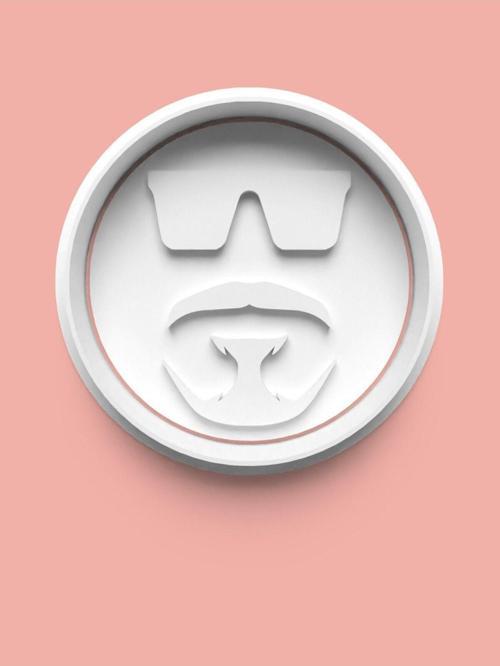 Top Sakallı Adam Figürü Kurabiye Kalıbı Ve Şeker Hamuru Kalıbı