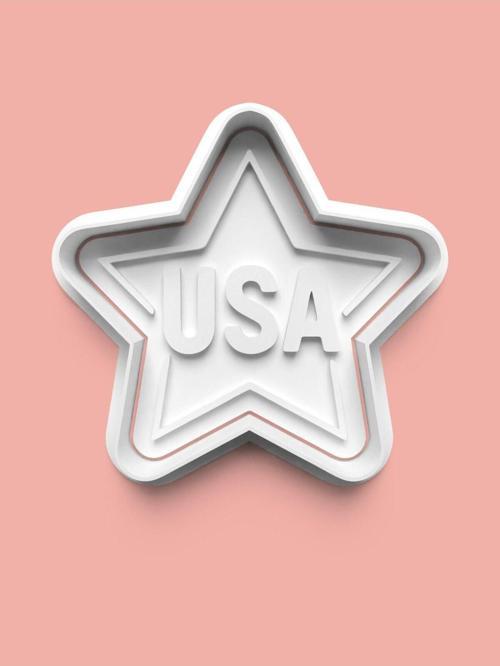 Amerika U.S.A Kurabiye Kalıbı Ve Şeker Hamuru Kalıbı