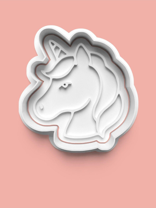 Unicorn Figürü Kurabiye Kalıbı Ve Şeker Hamuru Kalıbı