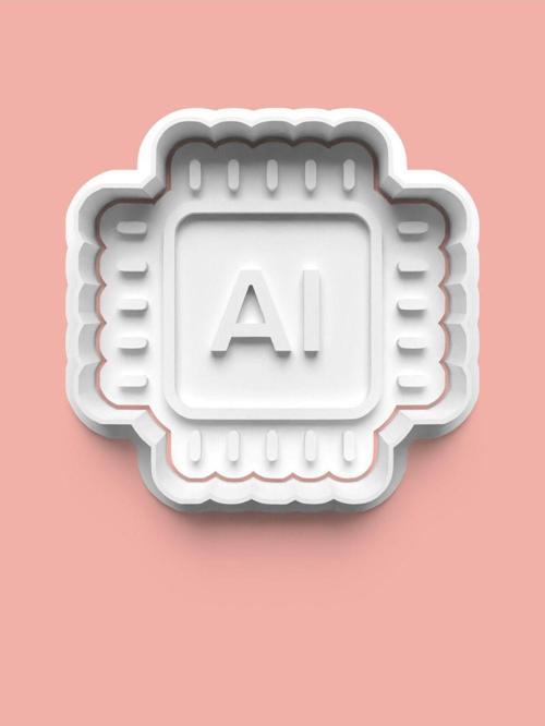 Yapay Zeka Bellek Figürü Kurabiye Kalıbı Ve Şeker Hamuru Kalıbı