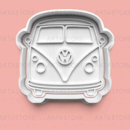 Wolkswagen Vw1 Klasik Kurabiye Kalıbı Ve Şeker Hamuru Kalıbı