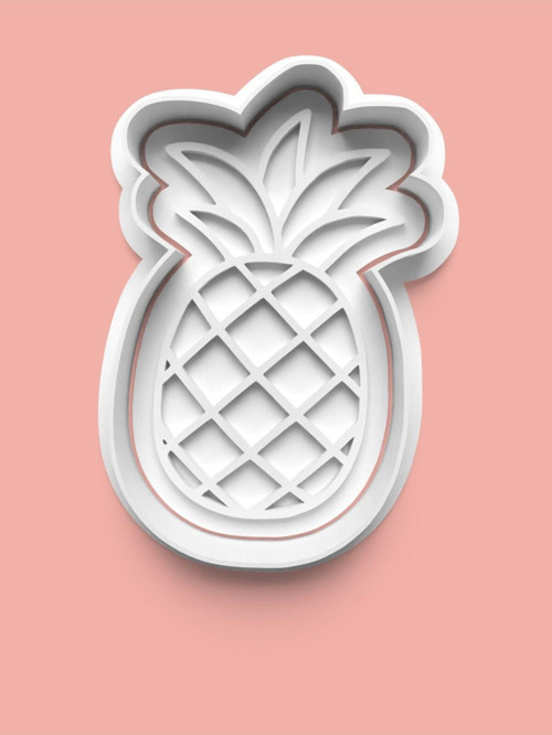 Ananas Meyvesi Kurabiye Kalıbı Ve Şeker Hamuru Kalıbı