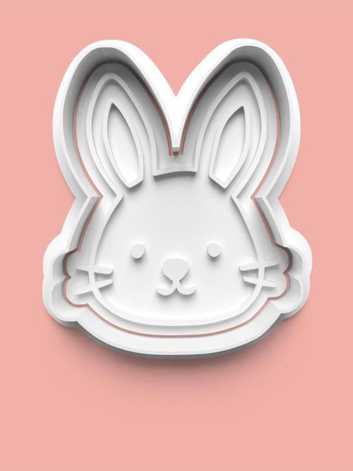 Tavşan Suratı Kurabiye Kalıbı Ve Şeker Hamuru Kalıbı