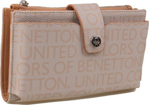Bej Monogram Kadın Cüzdan BNT1039
