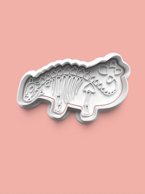 Dinozor Fosili Kurabiye Kalıbı Ve Şeker Hamuru Kalıbı