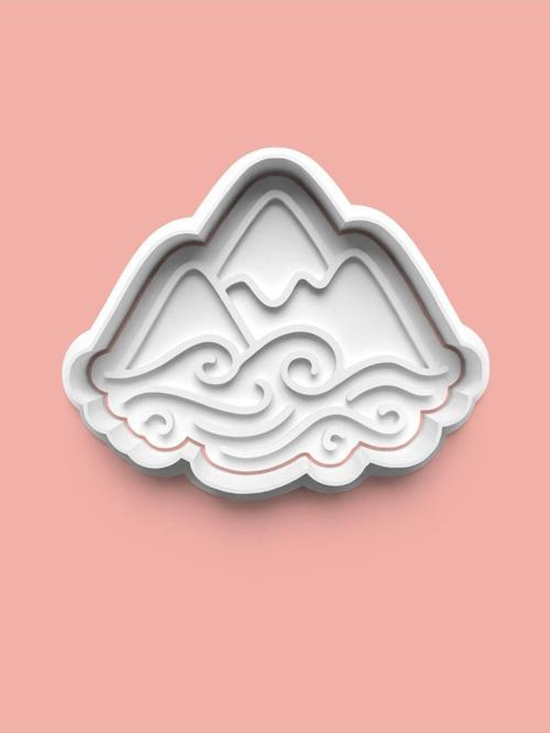 Dağ Figürü Kurabiye Kalıbı Ve Şeker Hamuru Kalıbı