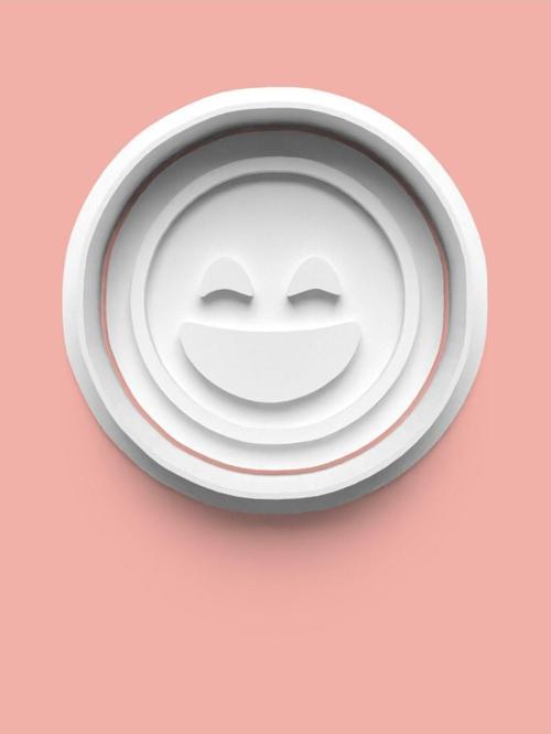 Emoji Surat İfadesi Kurabiye Kalıbı Ve Şeker Hamuru Kalıbı