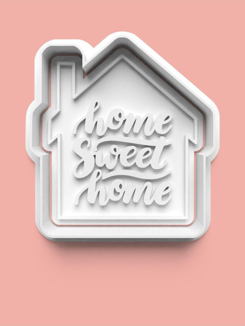 Home Sweet Home Kurabiye Kalıbı Ve Şeker Hamuru Kalıbı