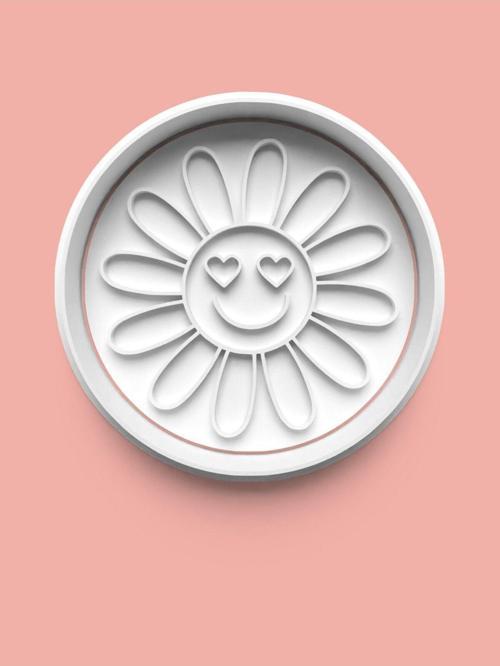 Gülen Yüzlü Papatya Modeli Kurabiye Kalıbı Ve Şeker Hamuru Kalıbı