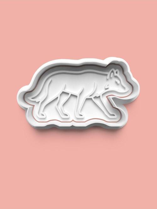 Kurt Figürü Kurabiye Kalıbı Ve Şeker Hamuru Kalıbı