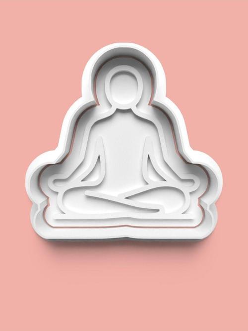 Yoga Figürü Kurabiye Kalıbı Ve Şeker Hamuru Kalıbı
