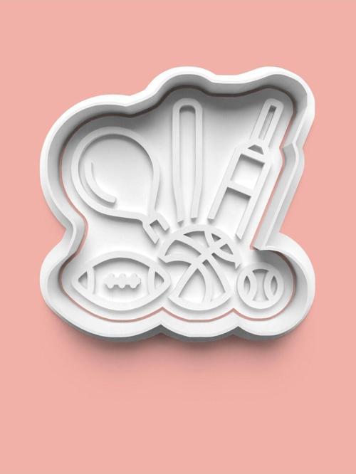 Spor Temalı Kurabiye Kalıbı Ve Şeker Hamuru Kalıbı