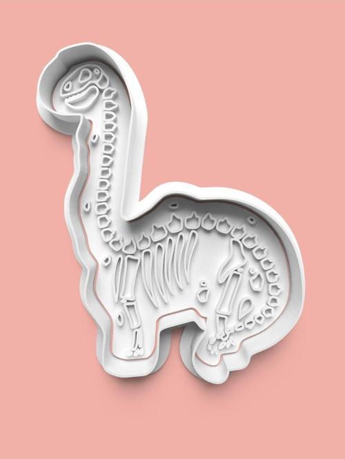Dinozor Fosili Kurabiye Kalıbı Ve Şeker Hamuru Kalıbı