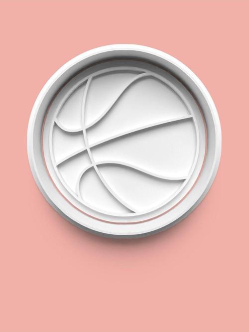 Basketbol Topu Kurabiye Kalıbı Ve Şeker Hamuru Kalıbı
