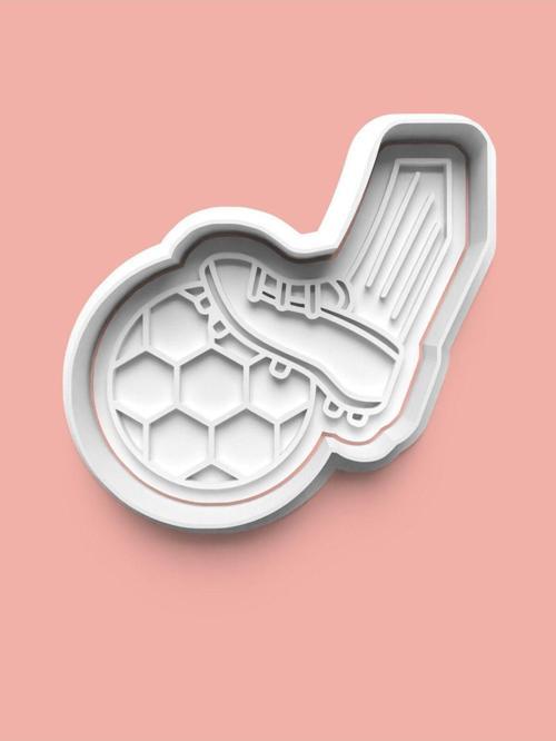 Futbol Topu Ve Krampon Kurabiye Kalıbı Ve Şeker Hamuru Kalıbı