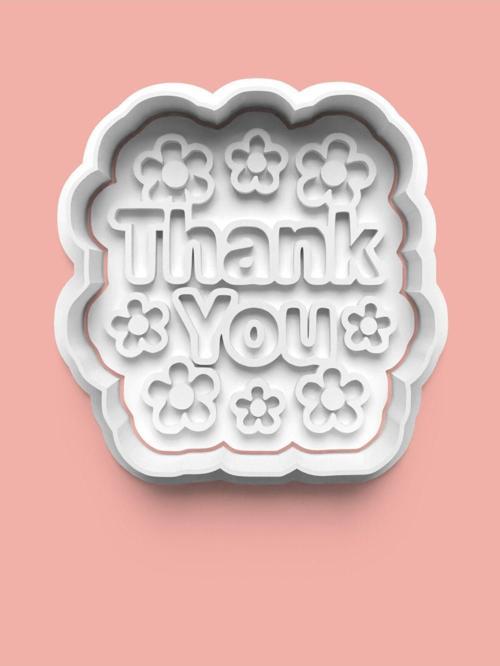 Thank You Kurabiye Kalıbı Ve Şeker Hamuru Kalıbı