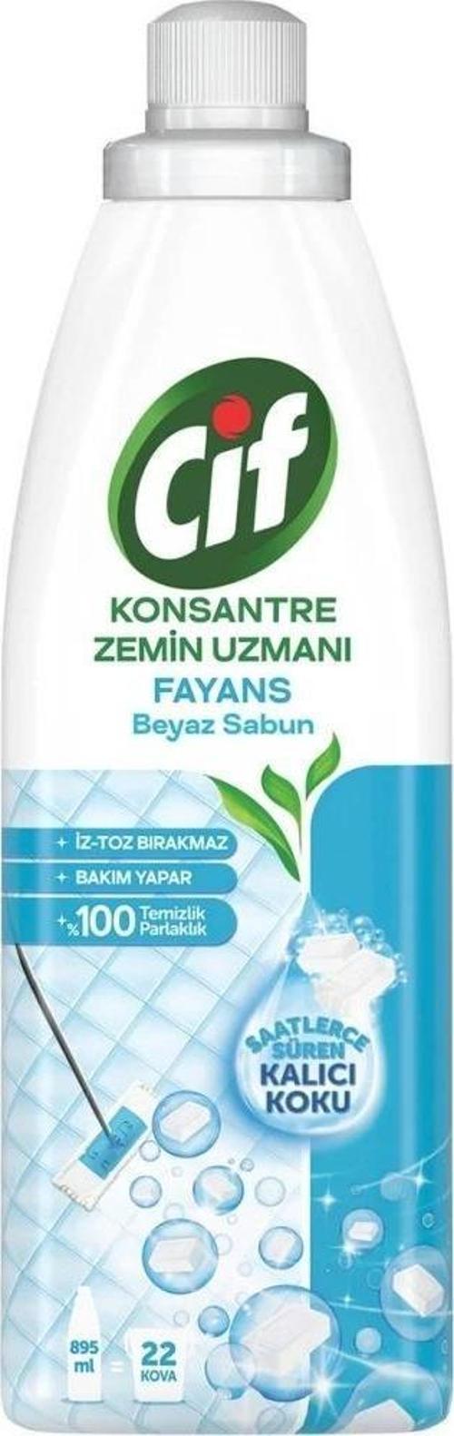 Konsantre Zemin Uzmanı Fayans Beyaz Sabun 895 Ml
