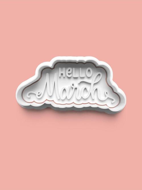 March Kurabiye Kalıbı Ve Şeker Hamuru Kalıbı 0538-3