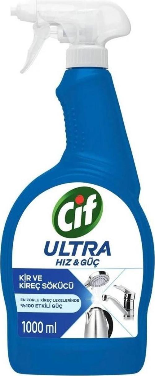Ultra Hız & Kireç Sökücü Sprey Leke ve Kir Çıkarıcı 1000 ml