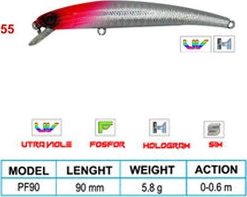 LEGEND CL:55 90mm 5,8gr 0-0,6m Suni Balık