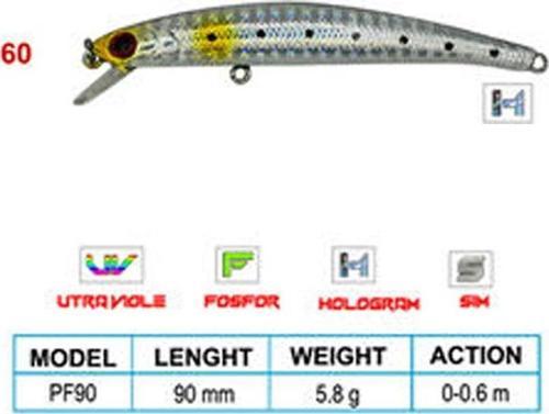 LEGEND CL:60 90mm 5,8gr 0-0,6m Suni Balık