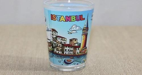 İstanbul Temalı Cam Shot Bardak Alk4358