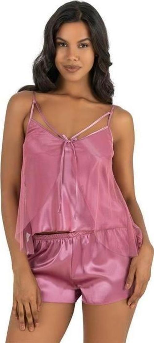 Arias Closet Gül kurusu Saten Şort Takımı OZN-22644