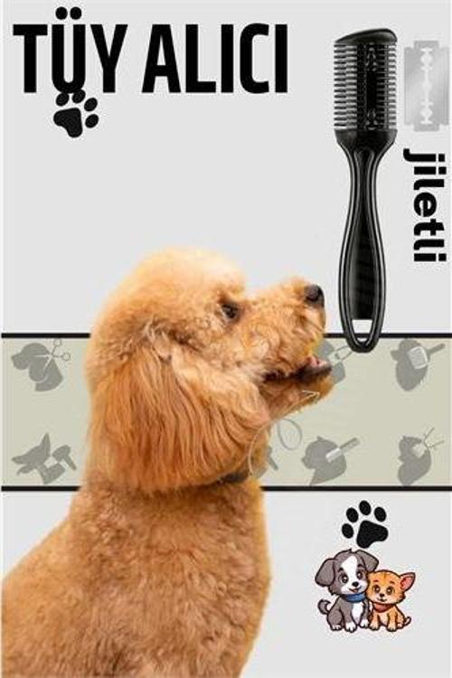 Kedi ve Köpek Jiletli Tüy Alma Tarağı
