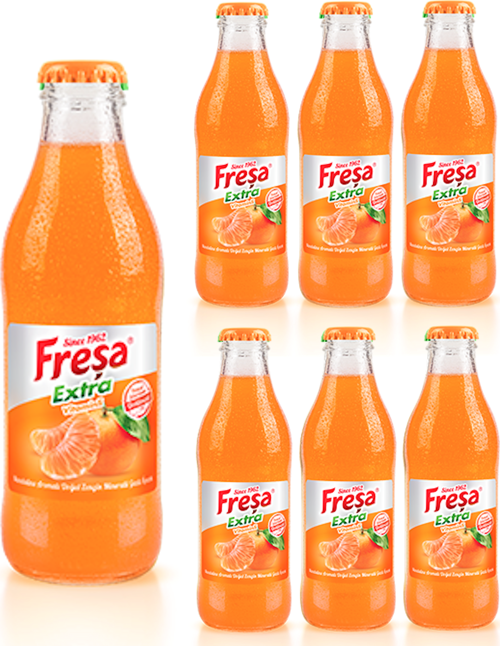 Extra Mandalina Aromalı Gazlı İçecek 200ml x 6 Adet