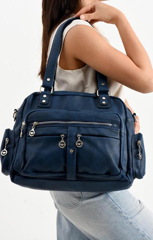 Geniş Hacimli Çok Bölmeli Kadın Omuz Çanta Kadın Çapraz Çanta