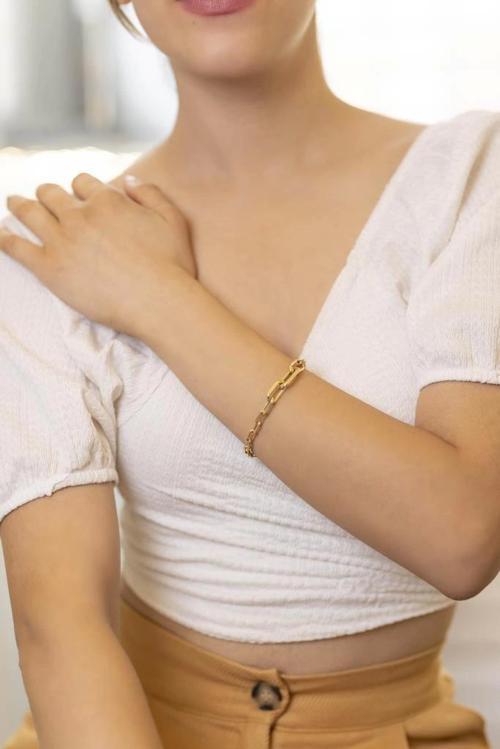 Gold 14 Ayar Fancy Bileklik