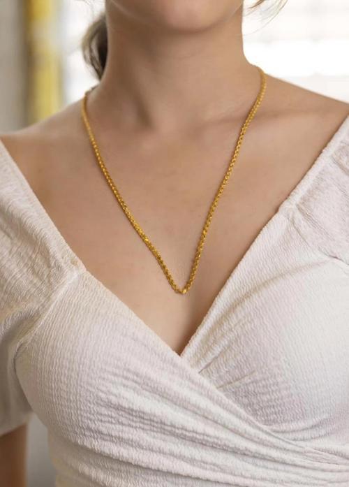 Gold 22 Ayar Halep Zincir Kolye