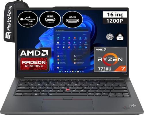 Thinkpad E16 Gen 1 21JT0017TX-EP10 Ryzen 7 7730U 32 GB Ram 2 Tb SSD 16" Wuxga Windows 11 Pro + Elektropasaj Çanta