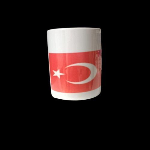 Türkıye Kırmız Beyaz Kupa Bardak
