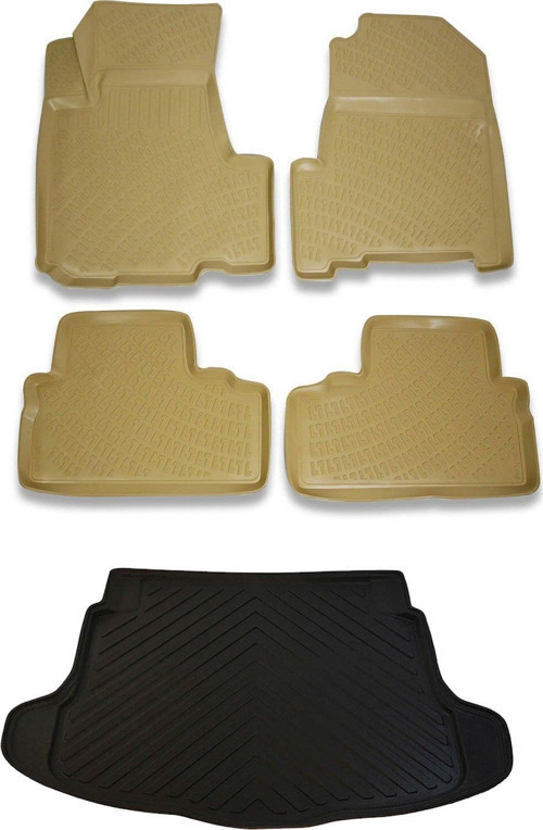 Honda Crv Suv 2007-2013 Bej Paspas ve Bagaj Havuzu Seti