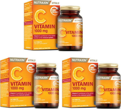 C Vitamin 1000 Mg 30 Tablet - Zaman Salınımlı X3 Adet