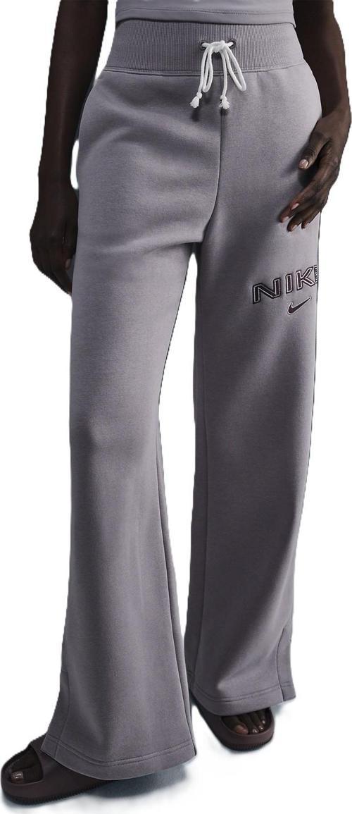 Sportswear Phoenix Fleece High Rise Wide Leg Logo Pants Kadın Yüksek Bel Eşofman Altı Mor