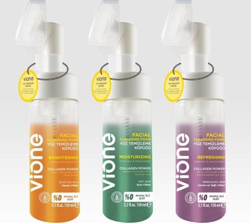 3Lü Set Yüz Temizleme Köpüğü 150ml Özel Fırçalı
