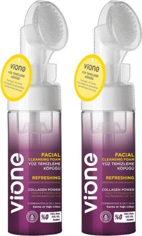 2 Adet Yüz Temizleme Köpüğü 150ml Arındırıcı Canlandırıcı Özel Fırçalı