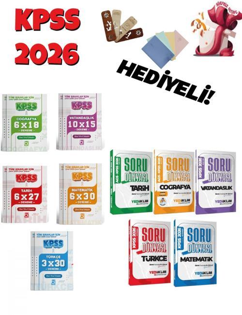 2026 KPSS - AGS Genel Kültür Genel Yetenek Tüm Dersler Soru Bankası ve Deneme Seti 10 Kitap Bigelio 