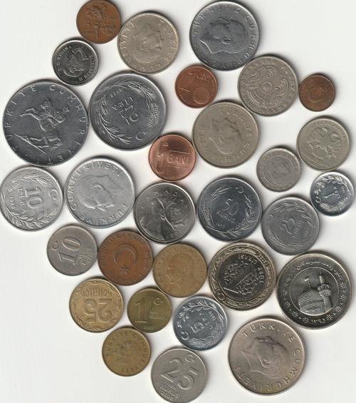 39963687339fdb29c0 30Adet Madeni Koleksiyon BaşlangıçSeti Yerli/Yabancı Para