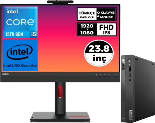 ThinkCentre Neo 50Q G4 i5-13420H 64GB 2TB SSD W11P + 23.8" FHD Tiny In One 12NAGA6KTR 027