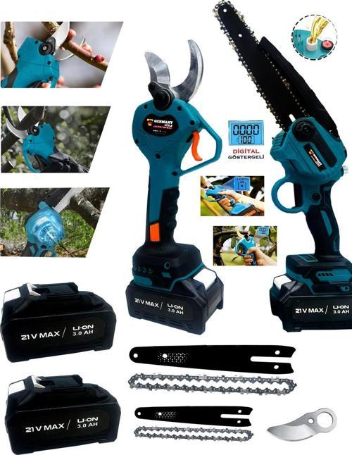 50 mm Budama Makası 24 cm Palalı Budama Testeresi Ağaç Kesme Dal Budama Makinesi