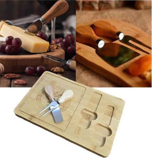 12362 Bambu 3 Prç Peynir Sunum Tahtası