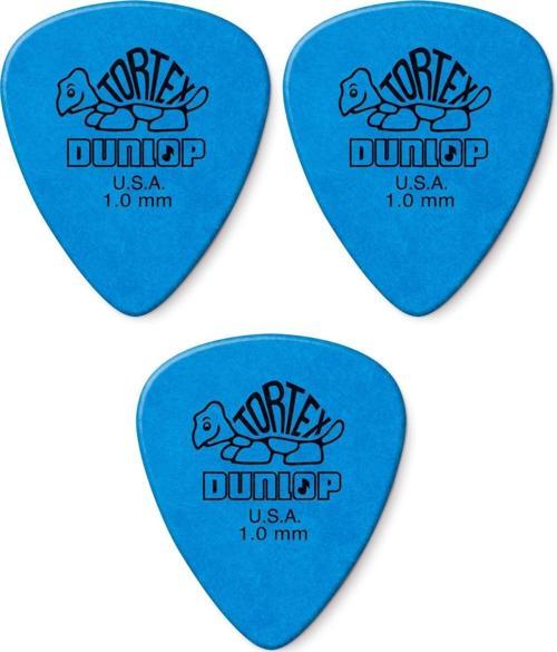 Jim Dunlop 418P1.0 Tortex Standard 3 Adet Gitar Penası 1 mm